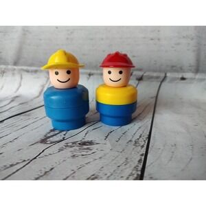 2 Chunky Little People Boy People Toddler Toys Figures